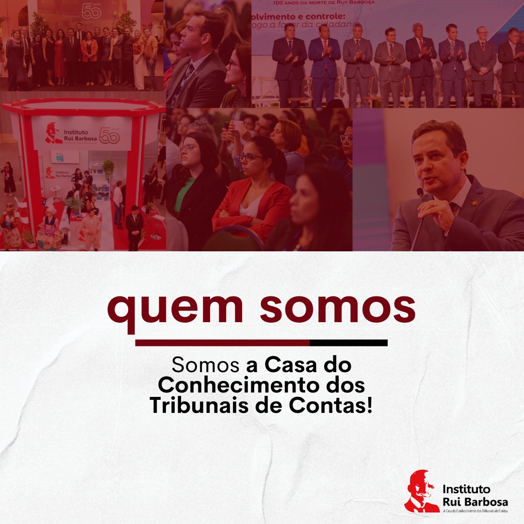 IrbContasOrg's tweet image. O IRB é um indutor do conhecimento e da inovação para os Tribunais de Contas do Brasil. Atuamos como um farol, apontando o caminho para uma gestão pública mais eficiente e transparente.