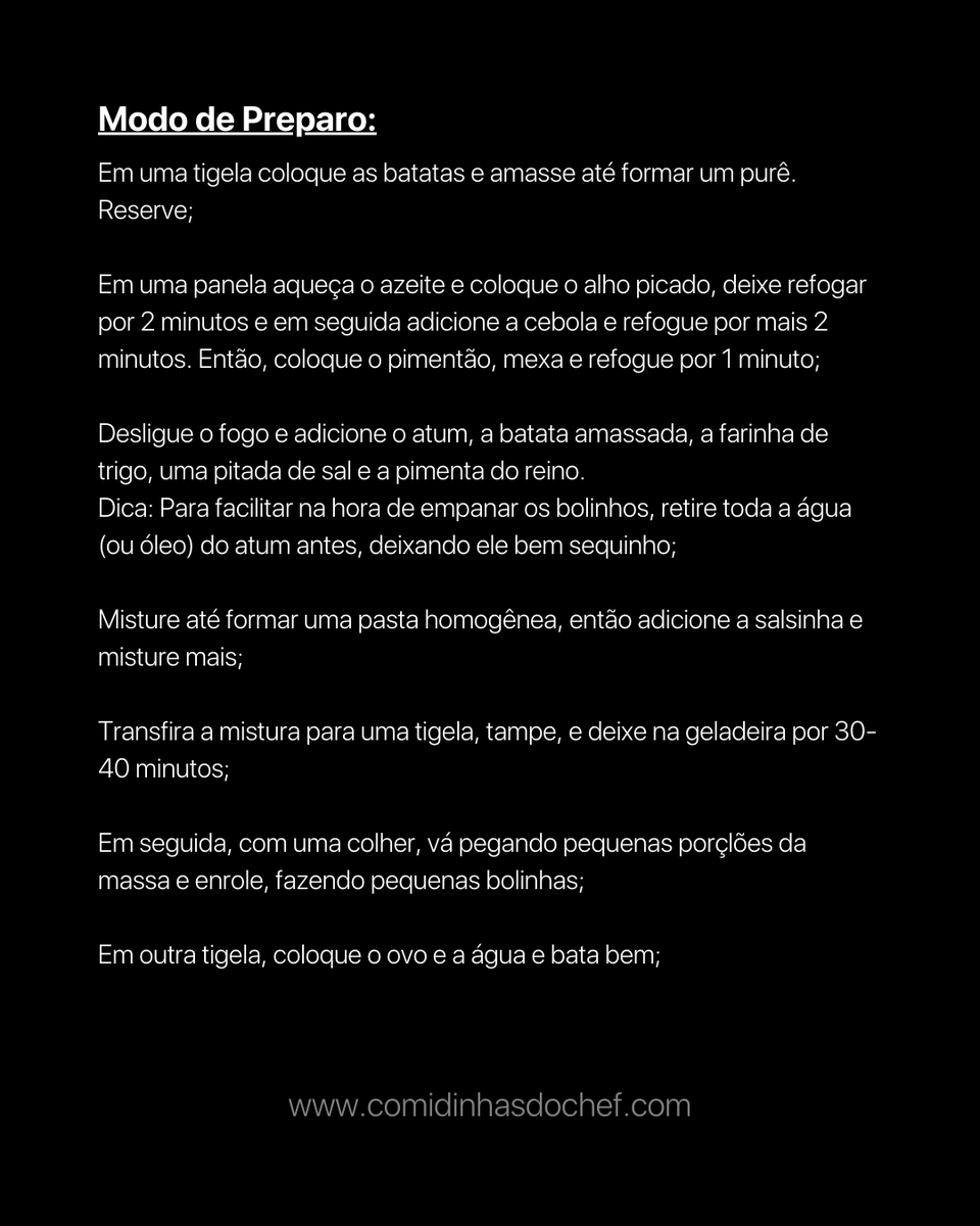 Comidinhadochef's tweet photo. https://t.co/cnQ39AsV2z