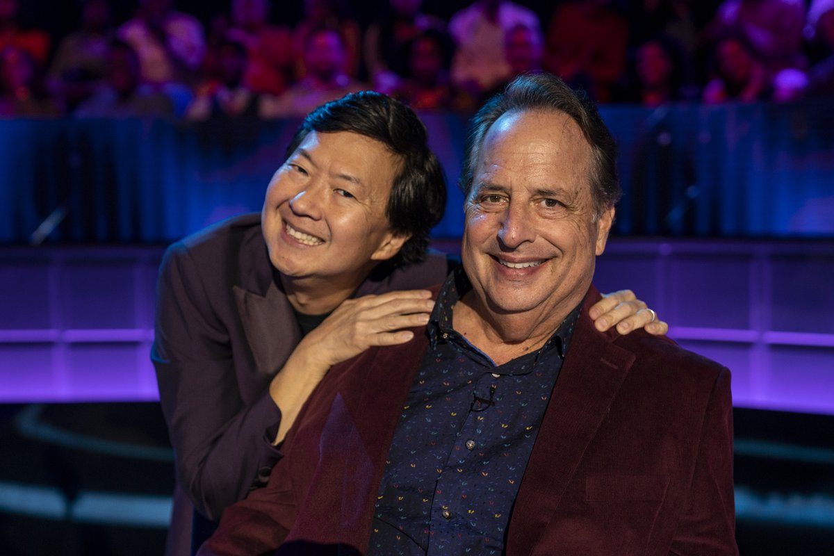 .<a href="/kenjeong/">Ken Jeong</a> + <a href="/jonlovett/">Jon Lovett</a> = cuties! 🥰 Stream season 3 of #ICanSeeYourVoice now on <a href="/hulu/">Hulu</a>!