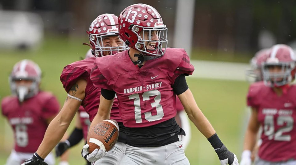 Zaire Richardson (@zai10richardson) on Twitter photo After a great visit with <a href="/Coach_Luvara/">Vince Luvara</a> and <a href="/coachpeeg/">Coach Jadin Davis</a>, i am blessed to have recieved my first offer from Hampden-Sydney College! #AGTG
<a href="/osonim32/">Coach Minoso Rodgers</a> <a href="/COACHMARKMARTIN/">Mark Martin</a> <a href="/WRU_CoachMilez/">Coach 〽️ilez</a> <a href="/Coach_BMarsh/">Bryon Marshall</a> <a href="/CoachVicDowning/">Victor Downing</a> <a href="/CoachAdamJRHS/">Coach A. Lawrence</a> After a great visit with <a href="/Coach_Luvara/">Vince Luvara</a> and <a href="/coachpeeg/">Coach Jadin Davis</a>, i am blessed to have recieved my first offer from Hampden-Sydney College! #AGTG
<a href="/osonim32/">Coach Minoso Rodgers</a> <a href="/COACHMARKMARTIN/">Mark Martin</a> <a href="/WRU_CoachMilez/">Coach 〽️ilez</a> <a href="/Coach_BMarsh/">Bryon Marshall</a> <a href="/CoachVicDowning/">Victor Downing</a> <a href="/CoachAdamJRHS/">Coach A. Lawrence</a>