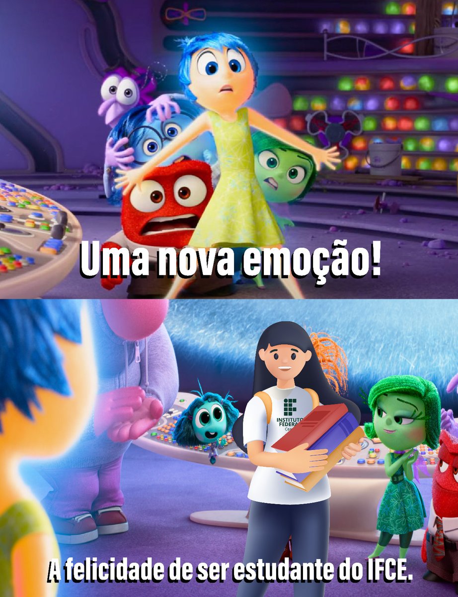ifceoficial's tweet photo. Muita gente tem nos perguntado: quando vai ter seleção de cursos técnicos? 🤔
Acalme seu coração, controle a ansiedade e saiba: edital previsto para o começo de agosto! 😁
Falta pouco pra viver essa emoção 😍

#IFCE #novasemoçōes #divertidamente https://t.co/jRuUR7jvAN