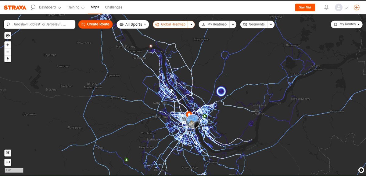 giammaiot2's tweet image. Very good, wait is over, updates made &amp;amp; predictions correct!

Via strava.com

Here are the GPS/GNSS SPoofing Circles of Yaroslavl' / Jaroslavl', Russia

#Moscow #Yaroslavl #Russia 
#Jammer #Jamming #Spoofing #GPS #ADSB #EW #ElectronicWarfare