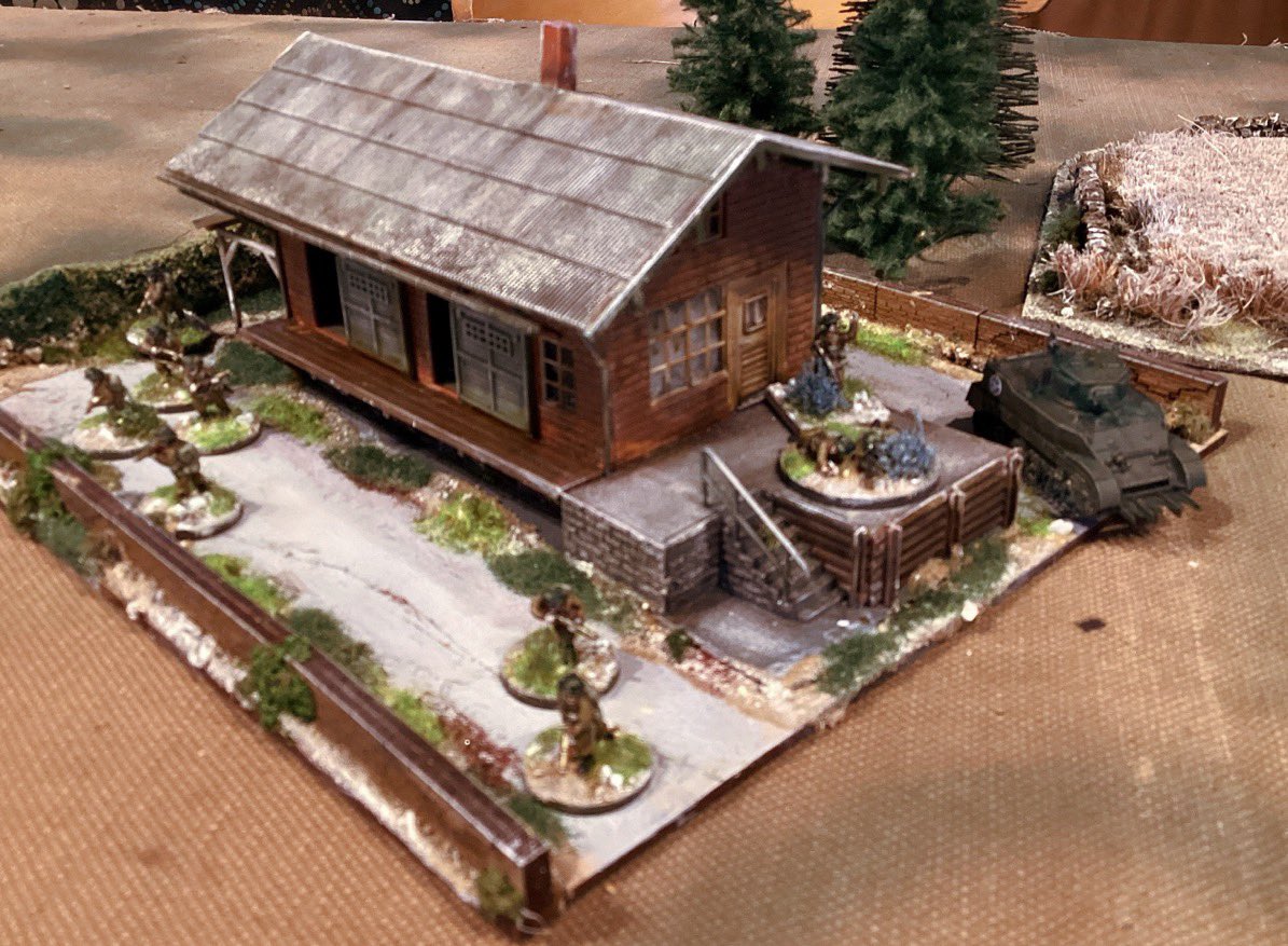 letsxcapetoget1's tweet image. Depot warehouse now finished for 15mm ‘V for Victory’. I think it’s a Faller railway HO/OO building. Got lot’s to choose from to renovate next.

#studiotomahawk #15mm #wargame