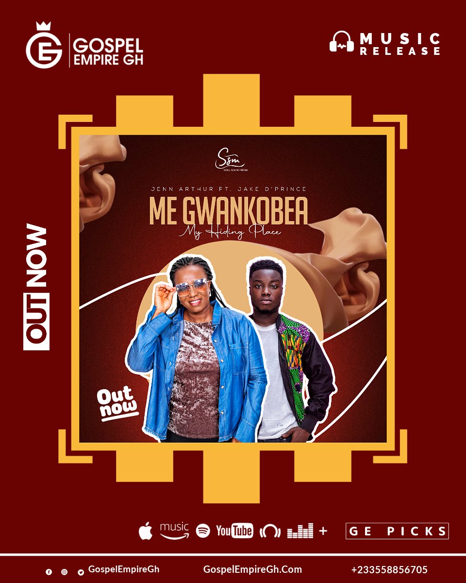 What secrets lie behind the soul-stirring anthem of Jenn Arthur <a href="/singslive/">Jennarthur_Official</a> Swipe to explore "Me Gwankobea" with Jake D'Prince. Follow @gospelempiregh for more inspiring stories! #faith #gospelmusic #Christianinspiration