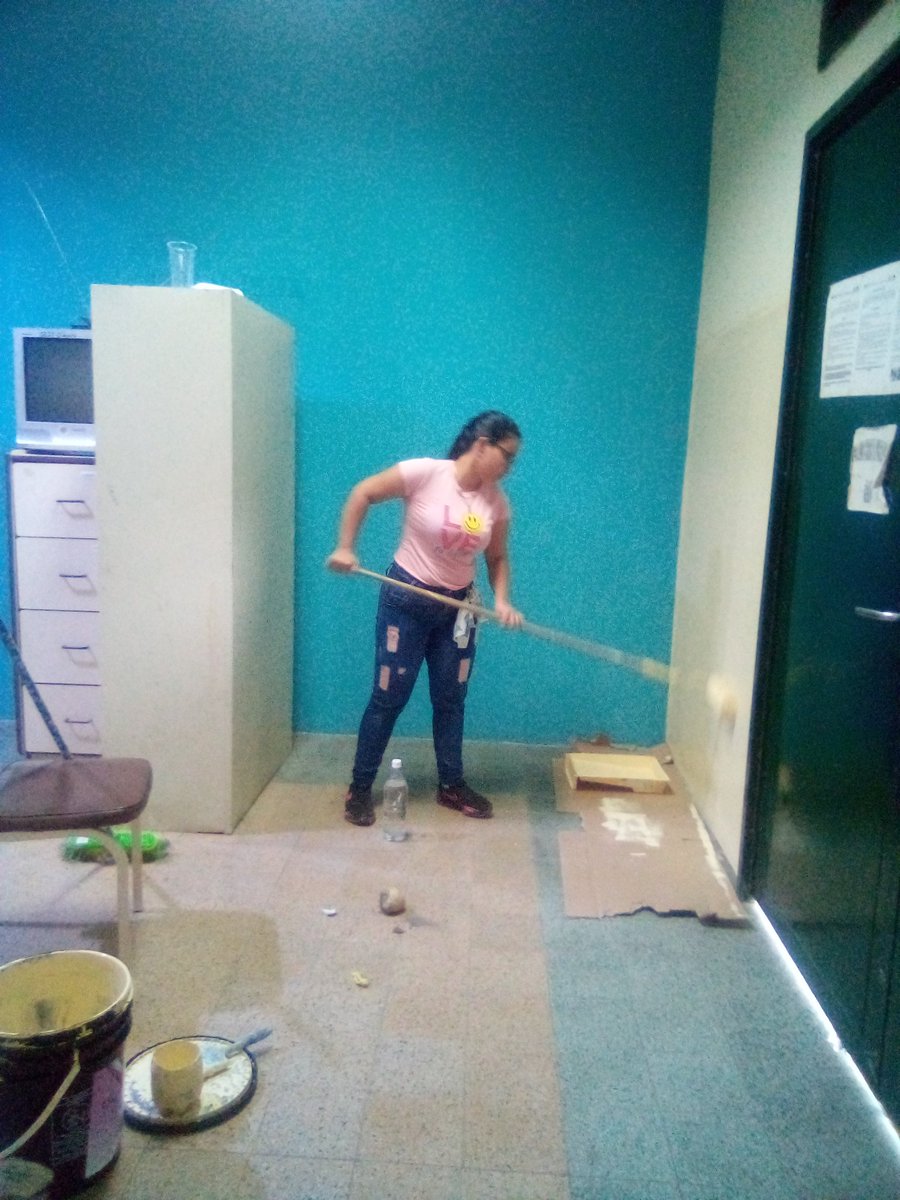 Operativo de limpieza.