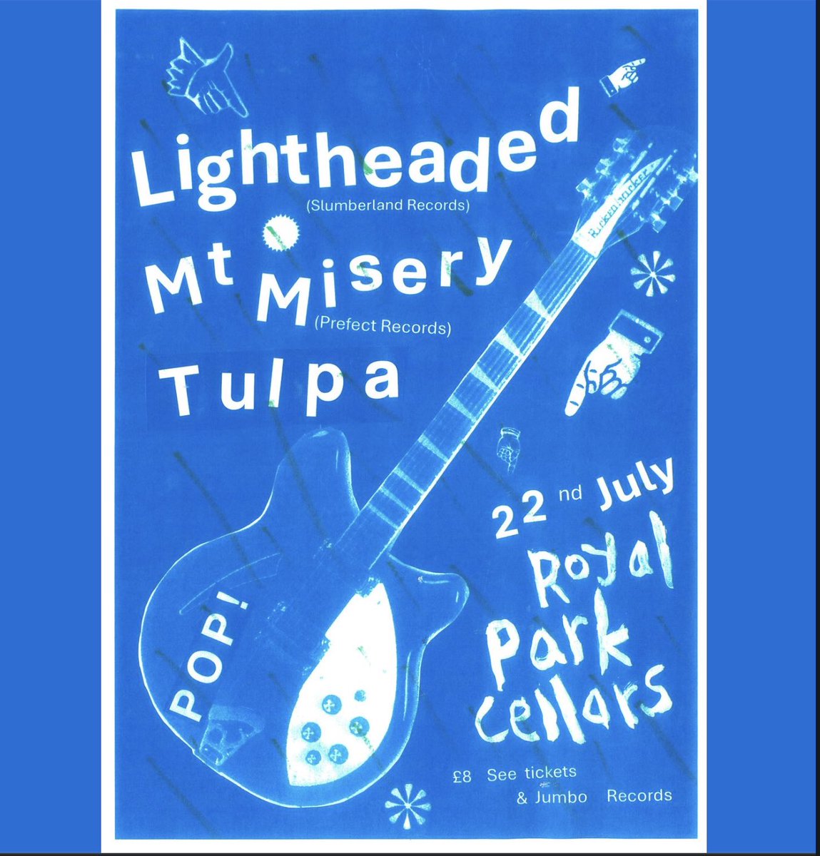 Coming up soon everyone at the <a href="/RoyalParkLeeds/">Royal Park Cellars</a> Lightheaded <a href="/SlumberlandRecs/">Slumberland Records</a> from the USA!! with <a href="/mtmiseryband/">Mt. Misery</a> and Leeds funsters Tulpa!! Get some tickets in your pocket via seetickets