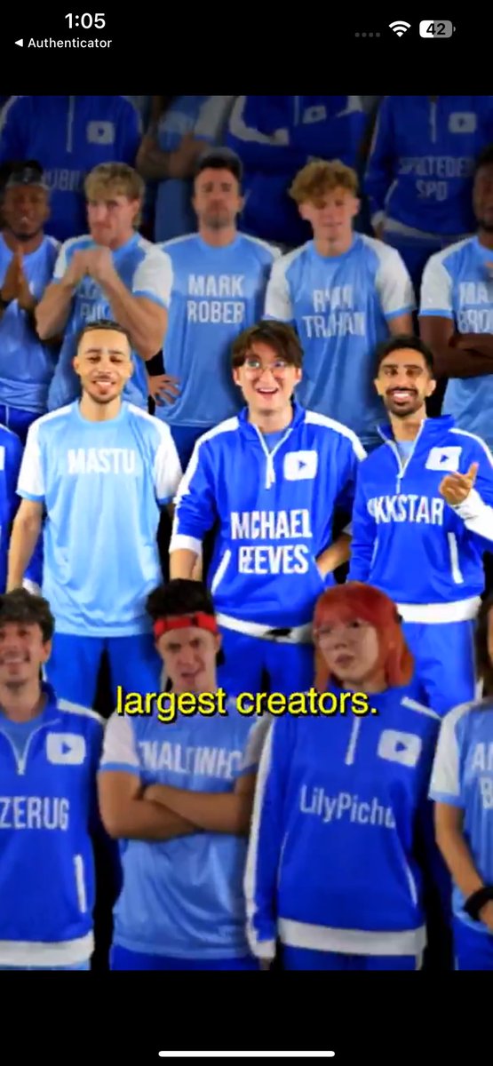 isso aqui é bonito de ver! 👏🏻
Criadores quebrando barreiras e levando o Youtube Brasil pra onde merece estar 🚀🔥

(obs: esse é um video do Mr Beast com 50 criadores do mundo todo)

Estamos a poucos passos de furar a bolha e em breve atingir o mundo! 

Meus parabéns 👏🏻👏🏻🇧🇷🤟🏻