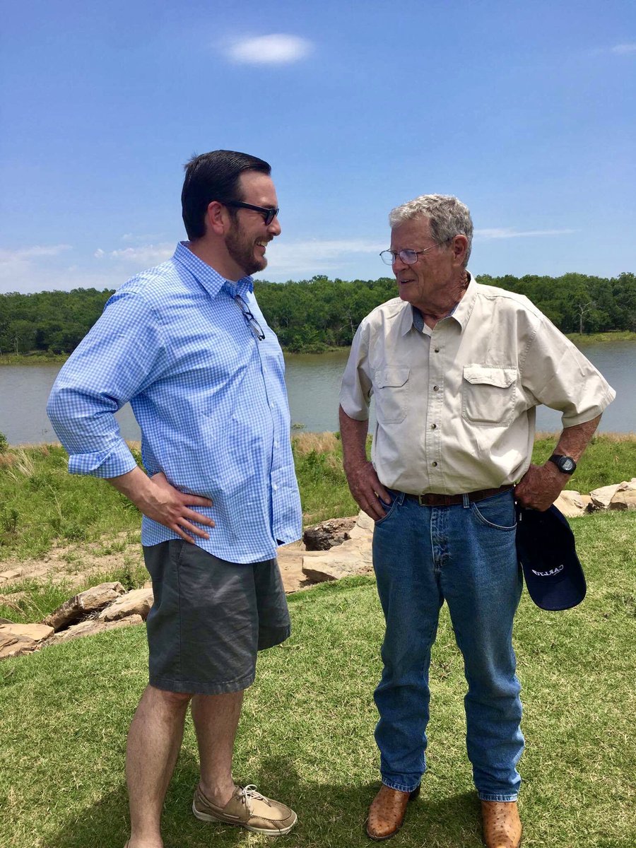 johnmtidwell's tweet photo. Like many, I’m saddened to hear about the loss of @jiminhofe. One of my first real exposures to politics began with a coveted DC internship in the summer of 1998.
Senator #Inhofe was a giant in Oklahoma politics and has done more for our state than many realize. The roads we drive on, the ease of air and vehicle travel in our state are all to our benefit because of Jim Inhofe.
His passion for our armed forces is legendary. The success of our state and those who serve meant the most to him.
He will be sorely missed — there will never be another like him. Our state is a better place because of Jim Inhofe.