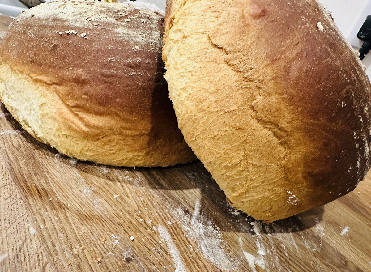 CoruiskHouse's tweet photo. Brioche fresh from the AGA! Handmade and perfect with lobster bisque #claresbread #skye #elgol https://t.co/JUJ2DicEHK