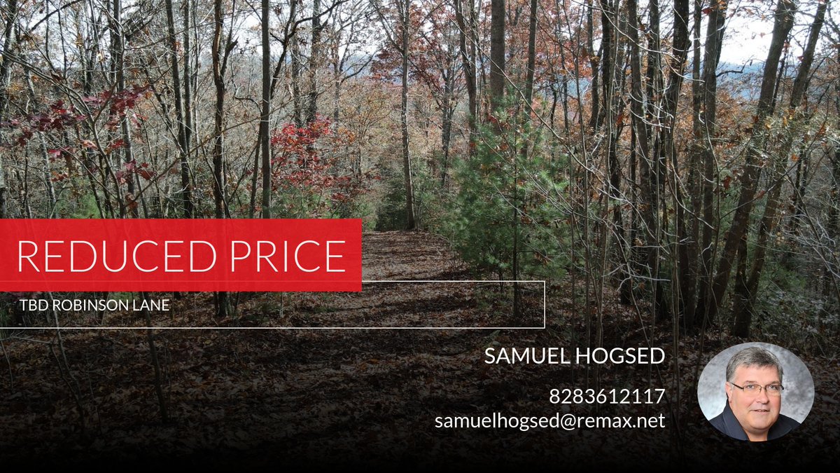 📍 Reduced Price 📍 This recently reduced home at Tbd Robinson Lane in Hayesville won't last long, so, don't wait to set up a showing! Reach out here or at 8283612117 for more information! homeforsale.at/TBD_ROBINSON_L…