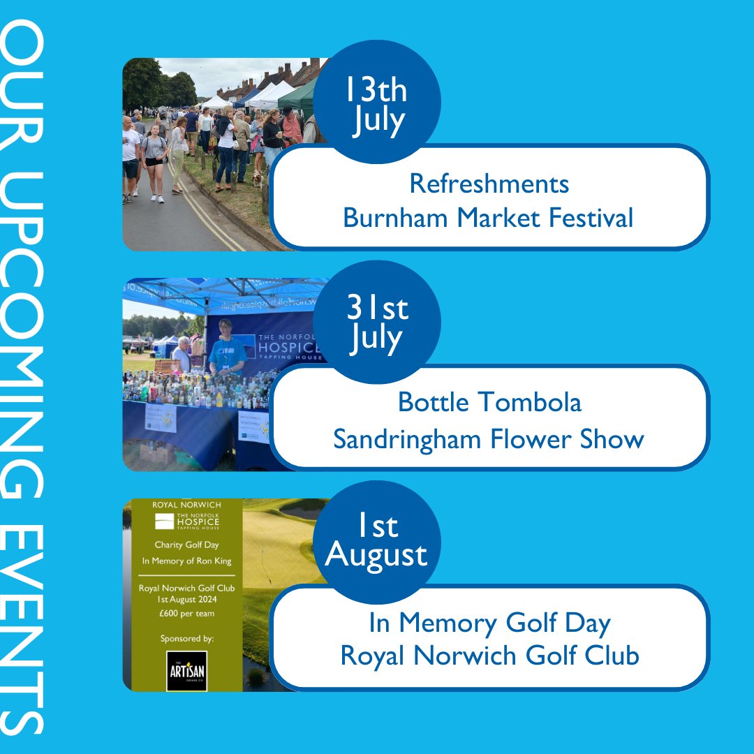 We have another busy month ahead, we look forward to seeing you at our upcoming events this month