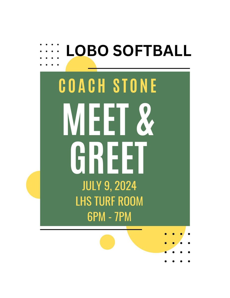 LongviewISD's tweet photo. Join us tonight for a meet and greet with our new softball coach! #longviewproud #loboup #wearelongview https://t.co/ITnjxkI00s