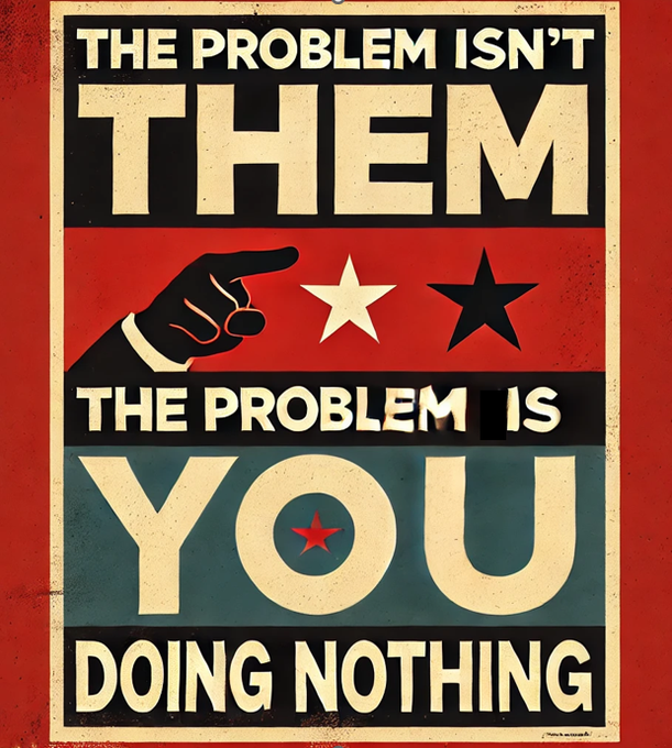 ImtiazMadmood's tweet photo. “The problem isn’t the jihadists who go out and rape, torture, murder, and massacre innocent people.

The problem isn’t the propagandists who lie and lie and lie and make up some of the most dangerous and horrifically false stories.

The problem isn’t the media, which takes false information and narratives and pushes them out to manipulate you into believing something that isn’t or who reports the most inaccurate and misleading stories.

The problem isn’t the politicians who deliberately spin false media stories or propagandist lies to gain favor or gain votes or who abuse their positions to force an agenda that has nothing to do with what is happening in their own country.

The problem isn’t the students protesting, rioting, threatening, and causing chaos because they’re paid to or are too ignorant and stupid to know the difference.

The problem isn’t the United Nations and NGOs manufacturing lies and sponsoring terror, defending the perpetrators, standing by in solidarity with terrorists, and turning millions against the victims. Or fabricating lies upon lies with malicious intent about fake genocides and famines in Gaza while ignoring actual genocide and famine elsewhere.

The problem isn’t the hate and vitriol shouted on streets around the world to incite and support the genocide of the Jewish people or the West.

The problem isn’t Qatar and Iran and Russia and China funding the waves of terror and manipulating millions.

The problem isn’t the left who are willing to do whatever it takes to bend and alter the rules to win and bring power to control and abuse the masses.

The problem isn’t the DEI, or the woke, or BLM, or Antifa, or any of these groups.

The problem isn’t the world leaders who are too weak and pathetic to stand up for you, or too corrupt to care.

The problem isn’t Nazis and fascists and socialists and Marxists and communists.

The problem isn’t the Sulaimans, Hinkles, Dilly Husseins, Mehdis, or any of the other detestable social media propagandists or media personalities.

The problem isn’t the virtue-signalling celebrities coming out in support of the terrorists.

No. None of these people are the problem. They’re just doing what is in their nature to do—whatever it takes. They understand that ethics, morality, integrity, truth, civility, humanity, and honesty are all irrelevant and easily abused, and they understand that rules are meaningless. They understand that to achieve their goals, the ends justify the means. They know that to win, they must break every rule of morality, law, ethics, or empathy.

They are not the problem.

The problem is YOU. You think that things will go away, so you do nothing. You don’t believe it will ever happen to you, so you turn a blind eye. You don’t think you can make a difference. You don’t have the stomach to do what they do. They will lay down their lives to take your and your children’s lives, yet you won’t lay down your life to protect yours and your children’s. They will take your rights, your freedoms, your earnings, your homes, and your country, and it isn’t important enough for you to stand up against it other than in silence and apathy. They allow criminals to walk the streets with more rights than you have, to rape your children and burn your books and your flags and your faith, yet none of these are important enough for you to fight for.

The world doesn’t need a leader. You’re expecting someone else to fight the battle you should be fighting. The world needs a revolution. In countries with 40/50/70/300 million people, where are the protests by 2/3/5 million to show that enough is enough? Excuses anybody can find. They will do whatever it takes to destroy everything you hold dear. And you won’t do whatever it takes to protect it.

That’s the problem.”

~ Cheryl E 🇮🇱📷📷@CherylWroteIt