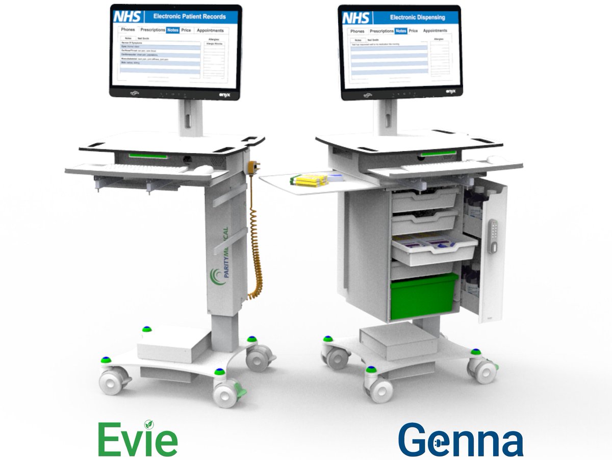 𝐇𝐚𝐯𝐞 𝐲𝐨𝐮 𝐬𝐞𝐞𝐧 𝐨𝐮𝐫 𝐧𝐞𝐰 𝐜𝐚𝐫𝐭𝐬?
Meet Evie &amp; Genna! They offer an 𝐞𝐫𝐠𝐨𝐧𝐨𝐦𝐢𝐜 𝐝𝐞𝐬𝐢𝐠𝐧 for clinical workflows, plus improvements in 𝐫𝐞𝐥𝐢𝐚𝐛𝐢𝐥𝐢𝐭𝐲, 𝐞𝐟𝐟𝐢𝐜𝐢𝐞𝐧𝐜𝐲 &amp; 𝐦𝐚𝐧𝐨𝐞𝐮𝐯𝐫𝐚𝐛𝐢𝐥𝐢𝐭𝐲. Find out more at paritymedical.com