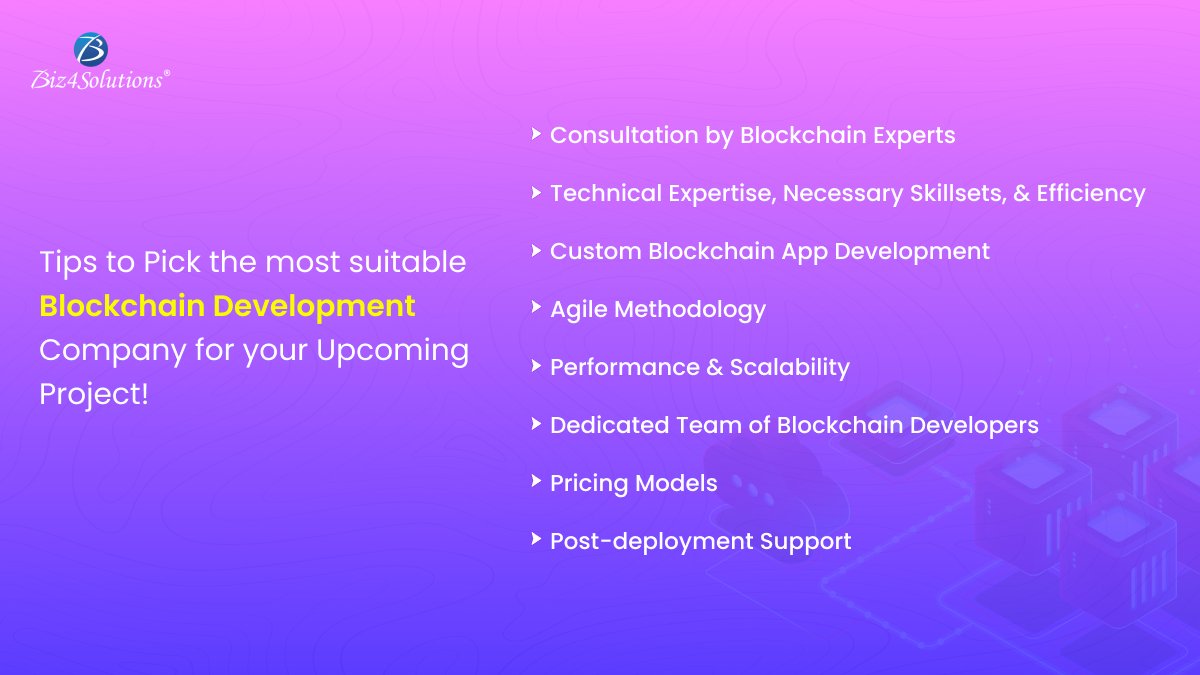 Biz4Solutions's tweet image. Discover what to look for in a blockchain service provider and ensure your project’s success.

tinyurl.com/4hy5j86e

#BlockchainServiceProvider #ProjectSuccess #BlockchainProvider #TechInnovation #Biz4Solutions #DigitalTransformation #SecureBlockchain #ChooseWisely