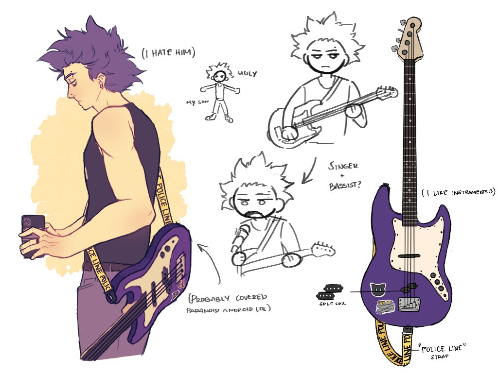 hitopiashinsou's tweet photo. Band au doodles or something https://t.co/agSax4tW3N