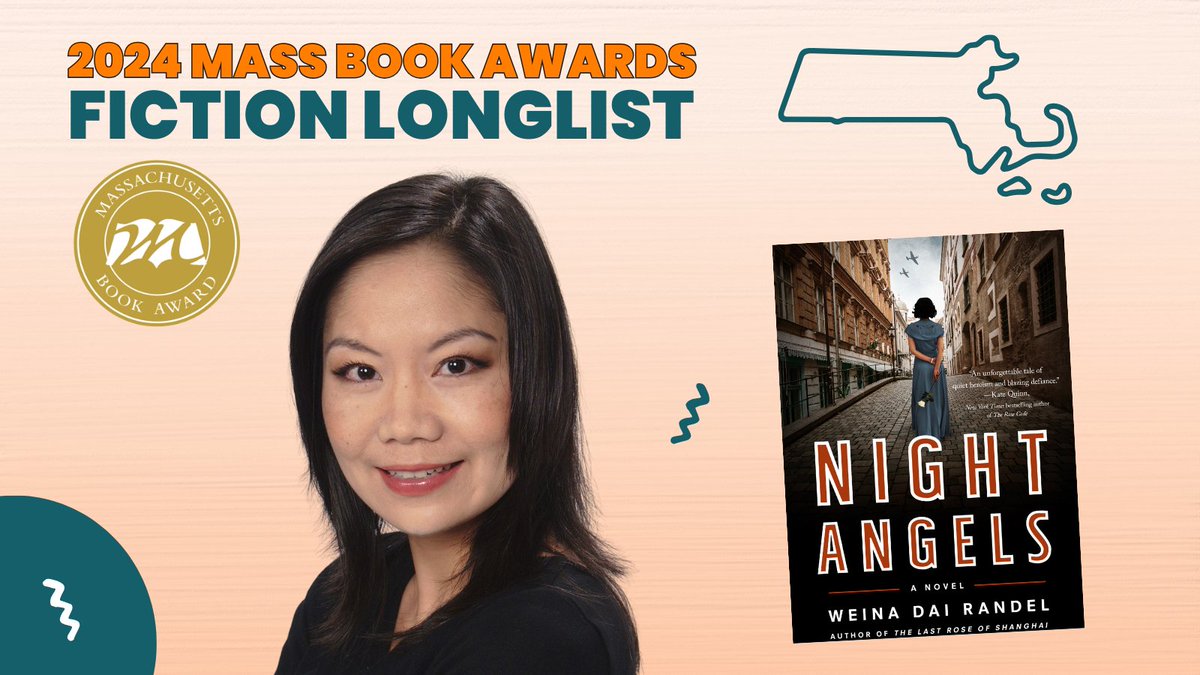 Mass Center for the Book (@massbook) on Twitter photo NIGHT ANGELS (<a href="/AmazonPub/">Amazon Publishing</a>) by <a href="/WeinaRandel/">Weina Dai Randel</a> is "hauntingly beautiful" #historicalfiction & a #massachusettsbookawards #longlist! "A gorgeous WWII historical tale of daring diplomatic pursuits." See: ow.ly/Goxw50Sqirr #CenterForTheBook <a href="/MassLibAssoc/">Massachusetts Library Association 📚</a> <a href="/mblclibraries/">MBLC</a> <a href="/NEIBAbooks/">New England Independent Booksellers Association</a> NIGHT ANGELS (<a href="/AmazonPub/">Amazon Publishing</a>) by <a href="/WeinaRandel/">Weina Dai Randel</a> is "hauntingly beautiful" #historicalfiction & a #massachusettsbookawards #longlist! "A gorgeous WWII historical tale of daring diplomatic pursuits." See: ow.ly/Goxw50Sqirr #CenterForTheBook <a href="/MassLibAssoc/">Massachusetts Library Association 📚</a> <a href="/mblclibraries/">MBLC</a> <a href="/NEIBAbooks/">New England Independent Booksellers Association</a>