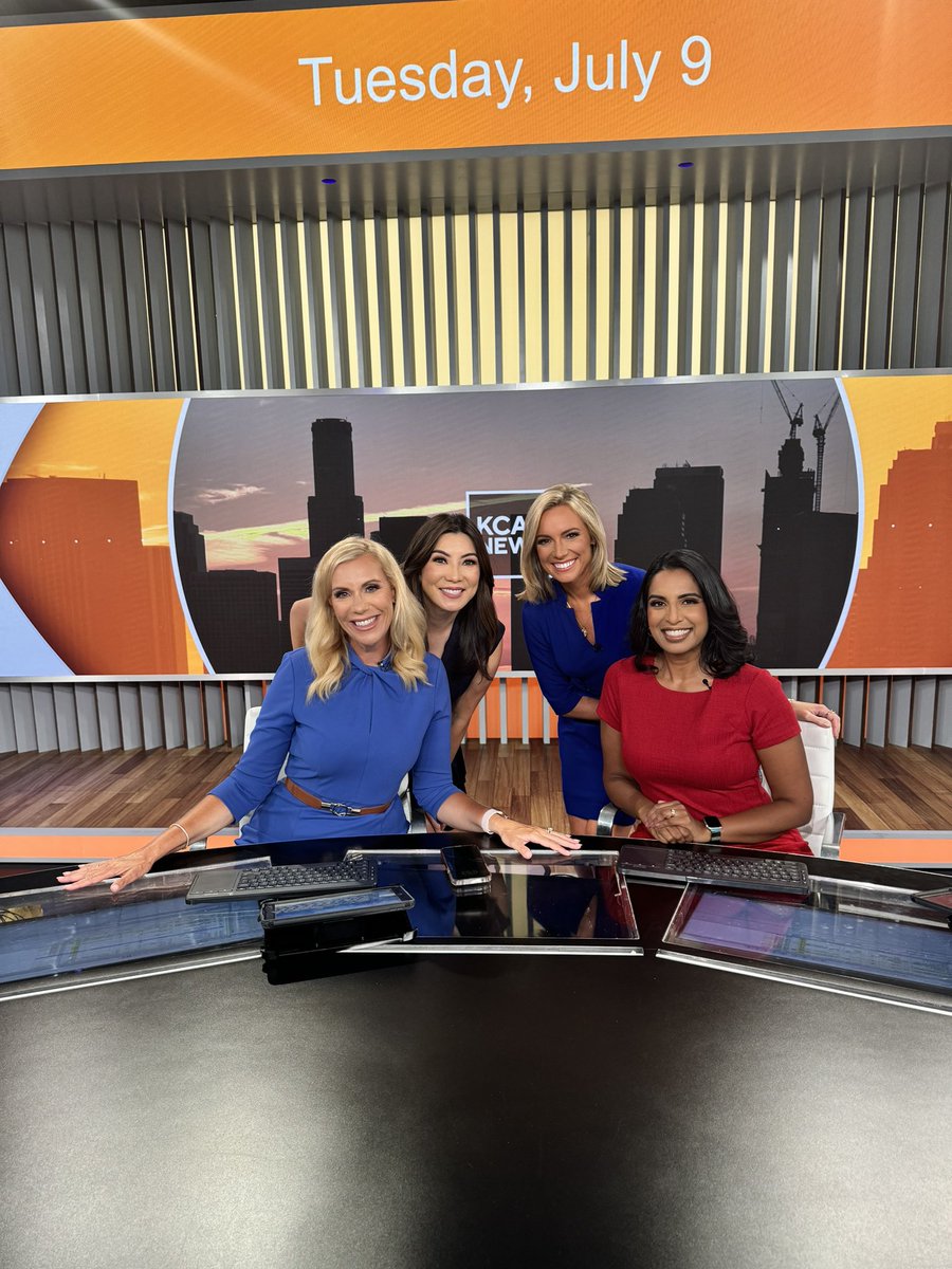 Hanging with these beauties today! We’re on @kcalnews from 4a-11a