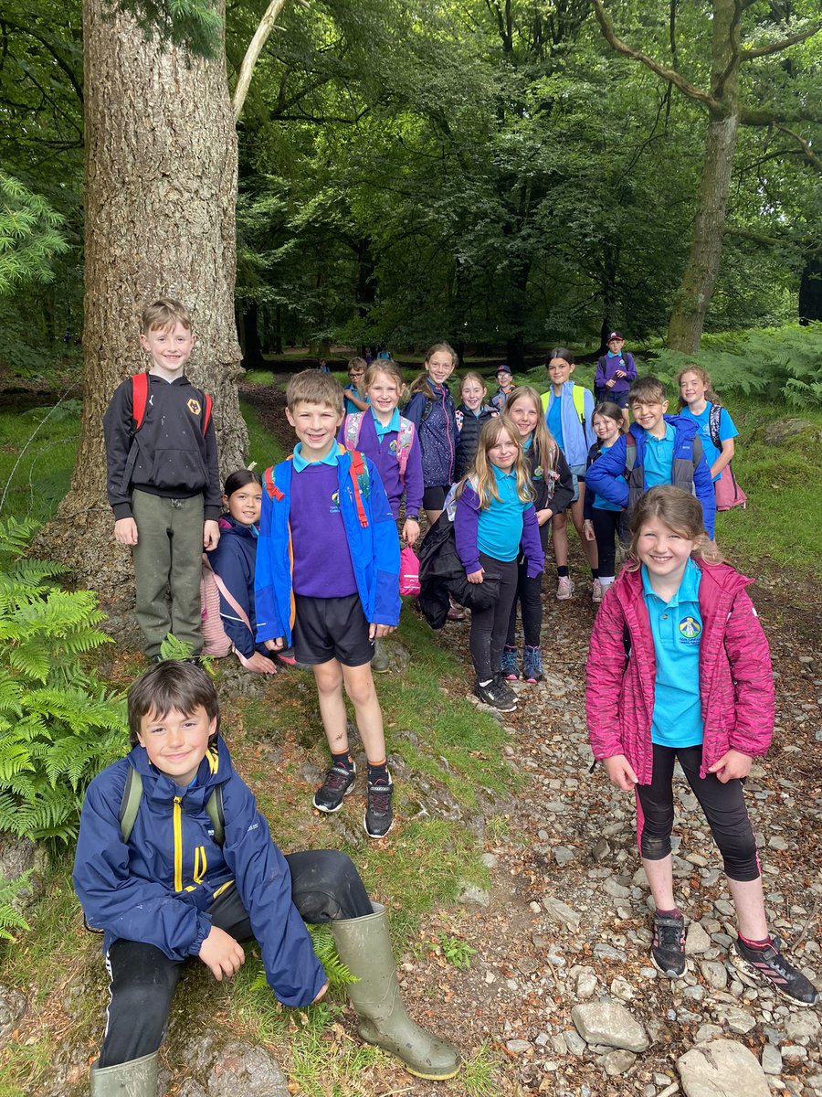 CarregHirfaen's tweet photo. Diwrnod llawn hwyl a sbri a cherdded yng nghoedwig Longwood! 🪵🌳 #ymaacacwCH #dysguawyragoredCH #LlesCH https://t.co/Pft6cJdN4F