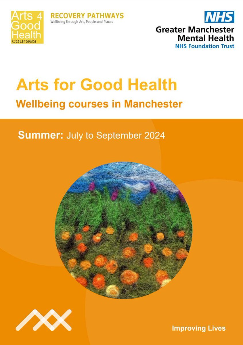 GMMH_NHS's tweet photo. Our Recovery Pathways service is excited to announce the launch of its Arts for Good Health summer programme! ☀️ (1/2) https://t.co/8c6Hjrcnes