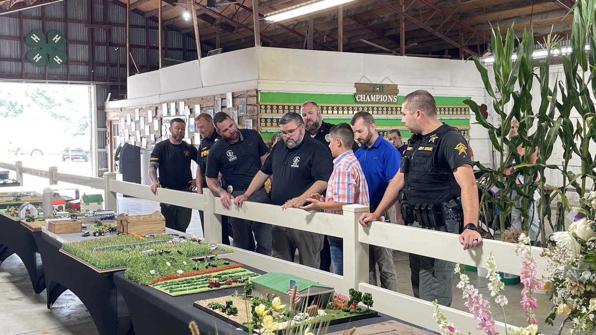 In honor of fair week, here’s a throwback to 2023: Our public safety team met 4-H member Marvin Mauer, who created a bus chase model. The City, GFD, and GPD are excited to be back at the fair this year on Thursday, July 11 to visit with the community-- make sure to say hello!