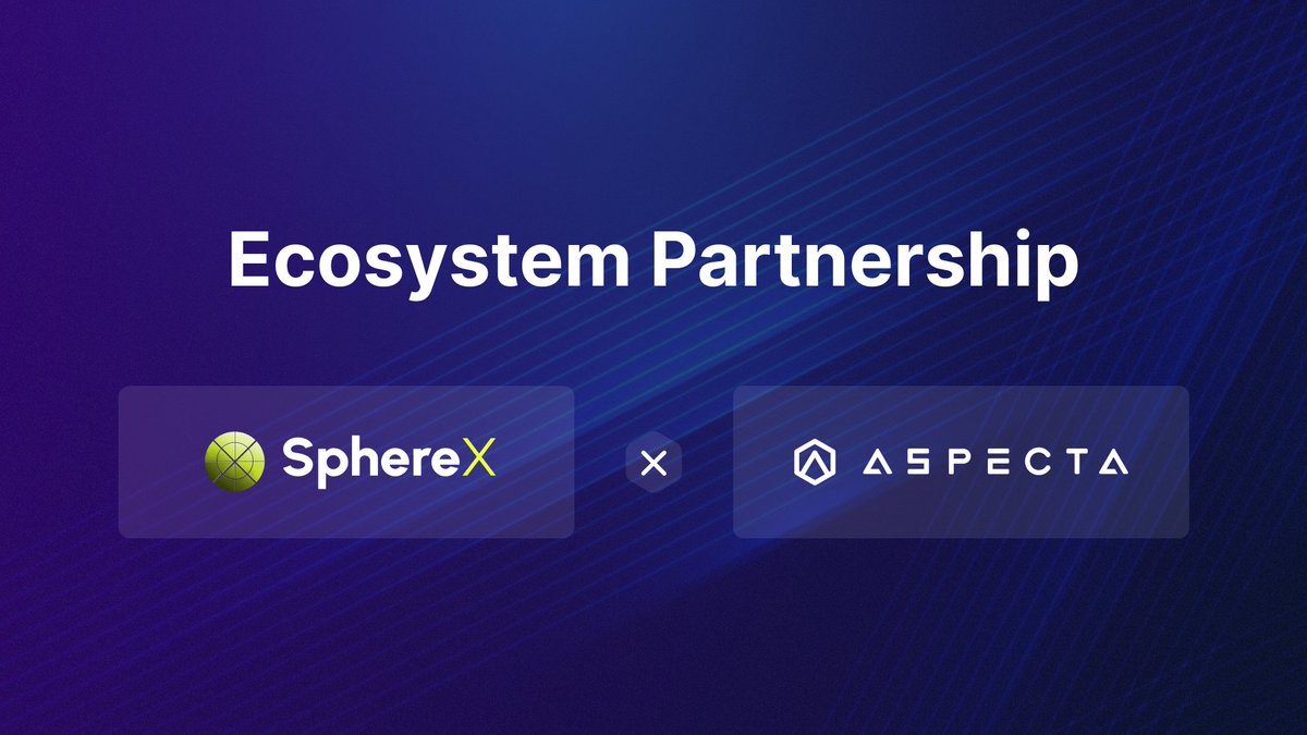 aspecta_ai's tweet photo. 💫 We are thrilled to announce our partnership with @SphereX_XYZ.

🔮 The SphereX Bug Busters Brigade #BuilderGroup kicks off our collaboration: Calling all builders to link GitHub &amp; join this bug hunting campaign to connect, team up &amp; earn rewards. ⬇️
https://t.co/Y4FPQcRBMy https://t.co/79yJbu0ddr