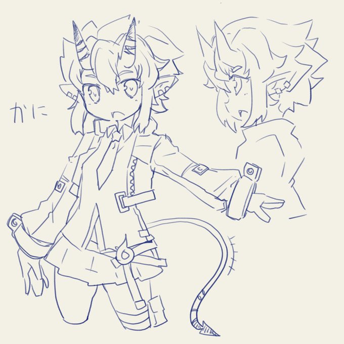 蒼角ちゃん描けるようになりたい 