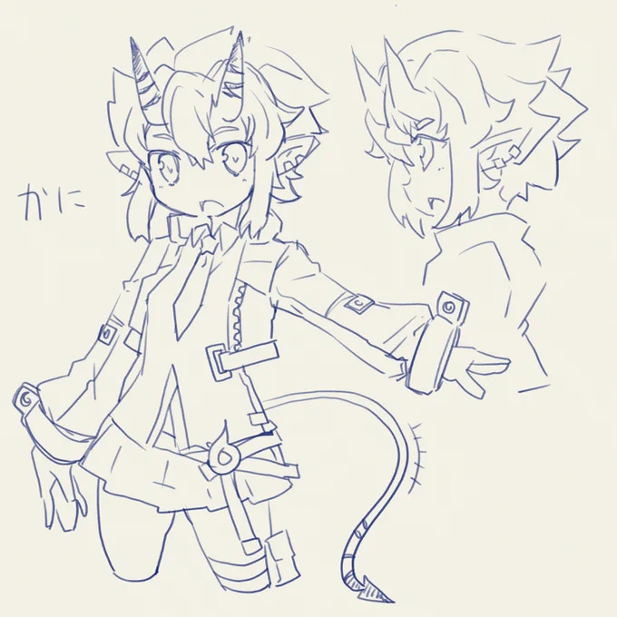 蒼角ちゃん描けるようになりたい 