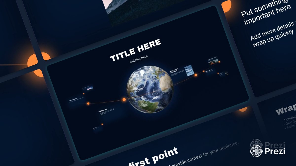prezi's tweet photo. Make your ideas globe-trottingly unforgettable. ππ
π Try out "World," our latest AI-assisted Prezi presentation template.
Try it out at https://t.co/njzhPUtEnD.
#templatetuesday #AItemplate https://t.co/5B5Cu9QdIk