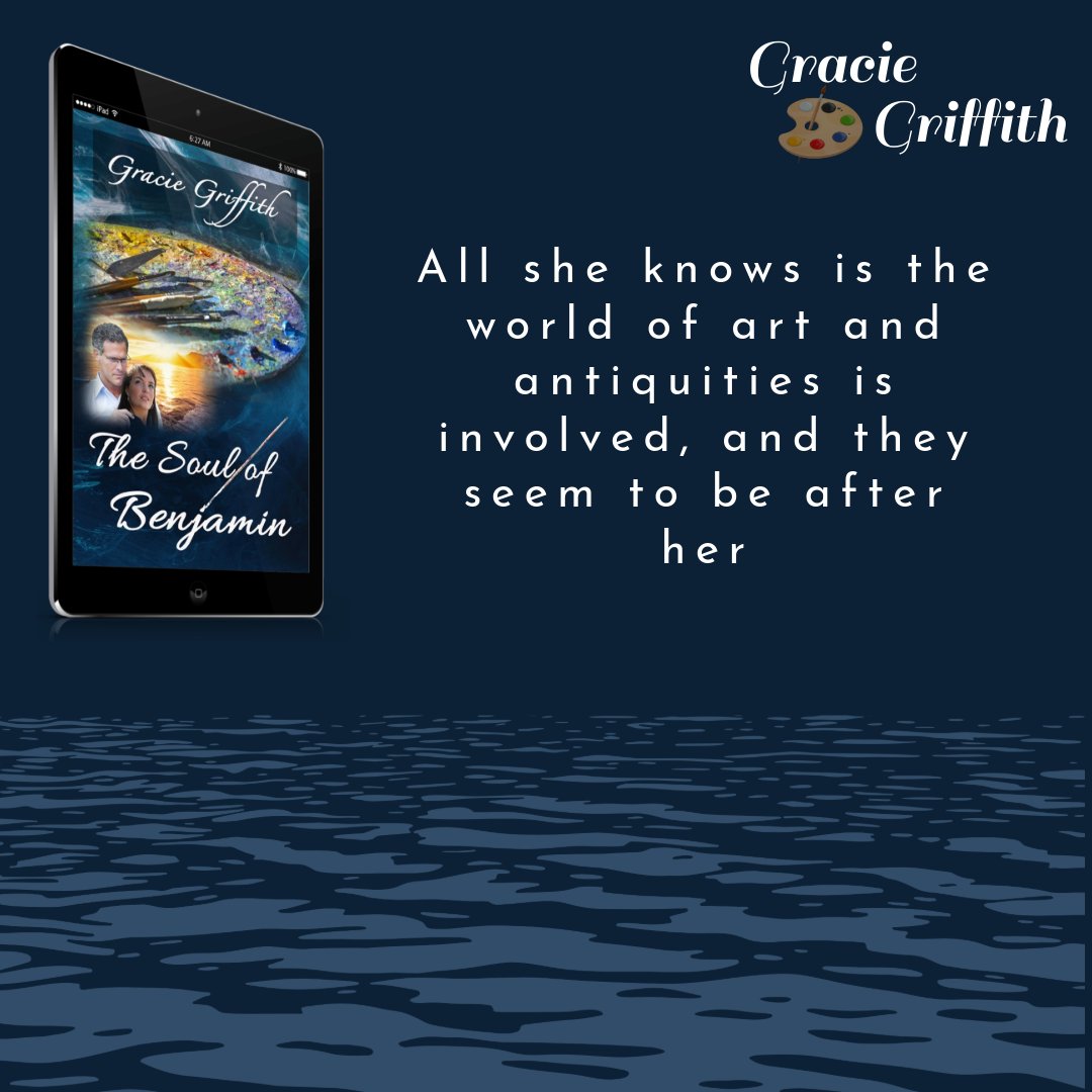 amazon.com/dp/B0CPDW71WR

All she knows is the world of art and antiquities is involved, and they seem to be after her

The Soul of Benjamin
Gracie Griffith
Kindle and Paperback

#graciegriffith #thesoulofbenjamin #romance #suspense #crime #mystery #books #readers   <a href="/TessaAuthor/">Tessa Carr, Author</a>