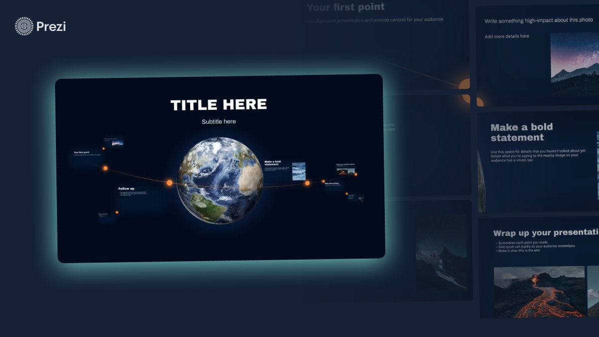 prezi's tweet photo. Make your ideas globe-trottingly unforgettable. ππ
π Try out "World," our latest AI-assisted Prezi presentation template.
Try it out at https://t.co/njzhPUtEnD.
#templatetuesday #AItemplate https://t.co/5B5Cu9QdIk