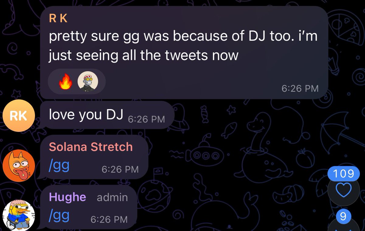 dj_budsol's tweet photo. This mfer slept after buying gg and woke up to this. 

My Telegram is eating but not selling yet. 

Higher… https://t.co/lGofj3MPNy