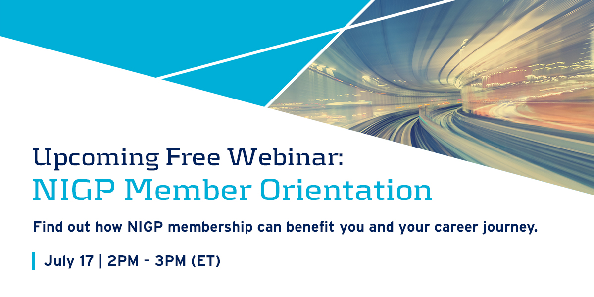 OfficialNIGP's tweet photo. Can you name all the benefits included with NIGP membership? If you're drawing a blank, then this webinar is for you. Whether you are a brand-new member or just need a refresher, this free webinar will help you get the most value out of your membership. https://t.co/kfNLdRJmWR https://t.co/PDFrhts6zY