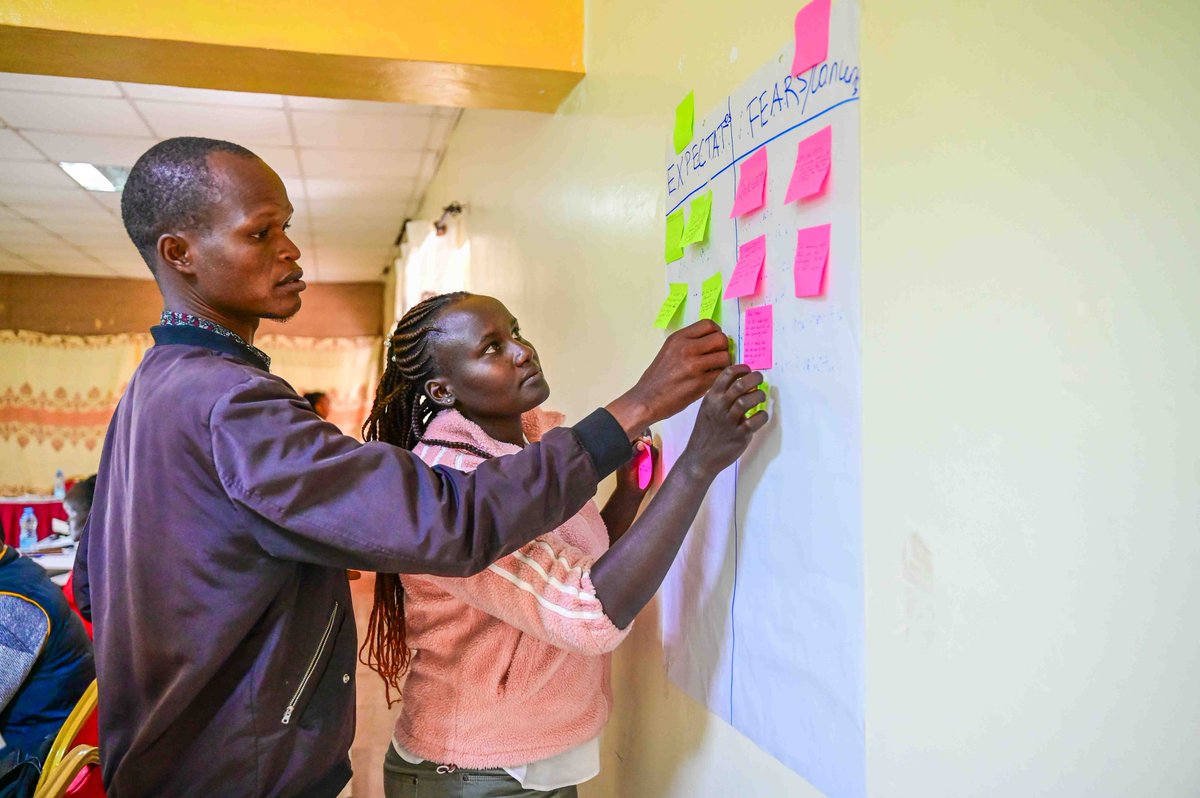 WorldVisionKE's tweet photo. Our Central Rift Farmer Managed Natural Regeneration Scale-Up Project (CRIFSUP) is utilizing Gender Transformative Approaches in its Farmer Managed Natural Regeneration (#FMNR) programming to strengthen food security and livelihood resilience for 11,000 households in Baringo, Elgeyo Marakwet, Nakuru, and West Pokot counties.
 
The project staff and participants (lead farmers) attended a sensitization forum conducted by Shamsi Kazimbaya, the Senior Program Officer at @equimundo_org: Center for Masculinities and Social Justice, on engaging men and boys for gender equality. 

This will be followed by a series of trainings that will enable the #CRIFSUP project, funded by the Australian Department of Foreign Affairs and Trade (#DFAT) through the Australian NGO Cooperation Program (#ANCP), to be more Gender Equality, Disability, and Social Inclusion (#GEDSI) aligned.
