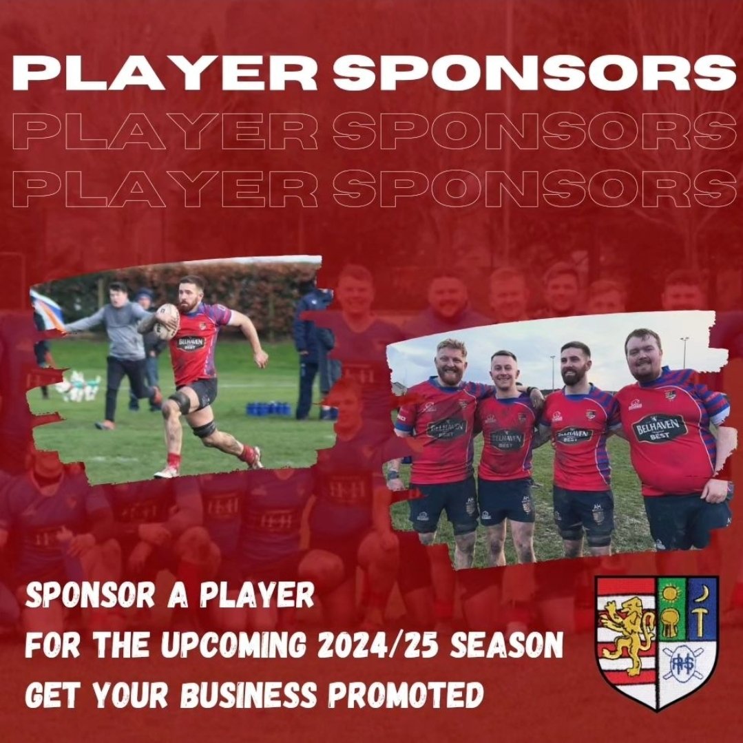 rosshighrfc's tweet photo. ‼️Player Sponsorship‼️

Take the opportunity to sponsor a current Ross High player this season! 

Player Sponsorship - £100 per player. 

Contact Stevie Elms or Chris Tinlin, or simply message any of our social media platforms!
🔴🔵 https://t.co/Cd2lBKeX2V
