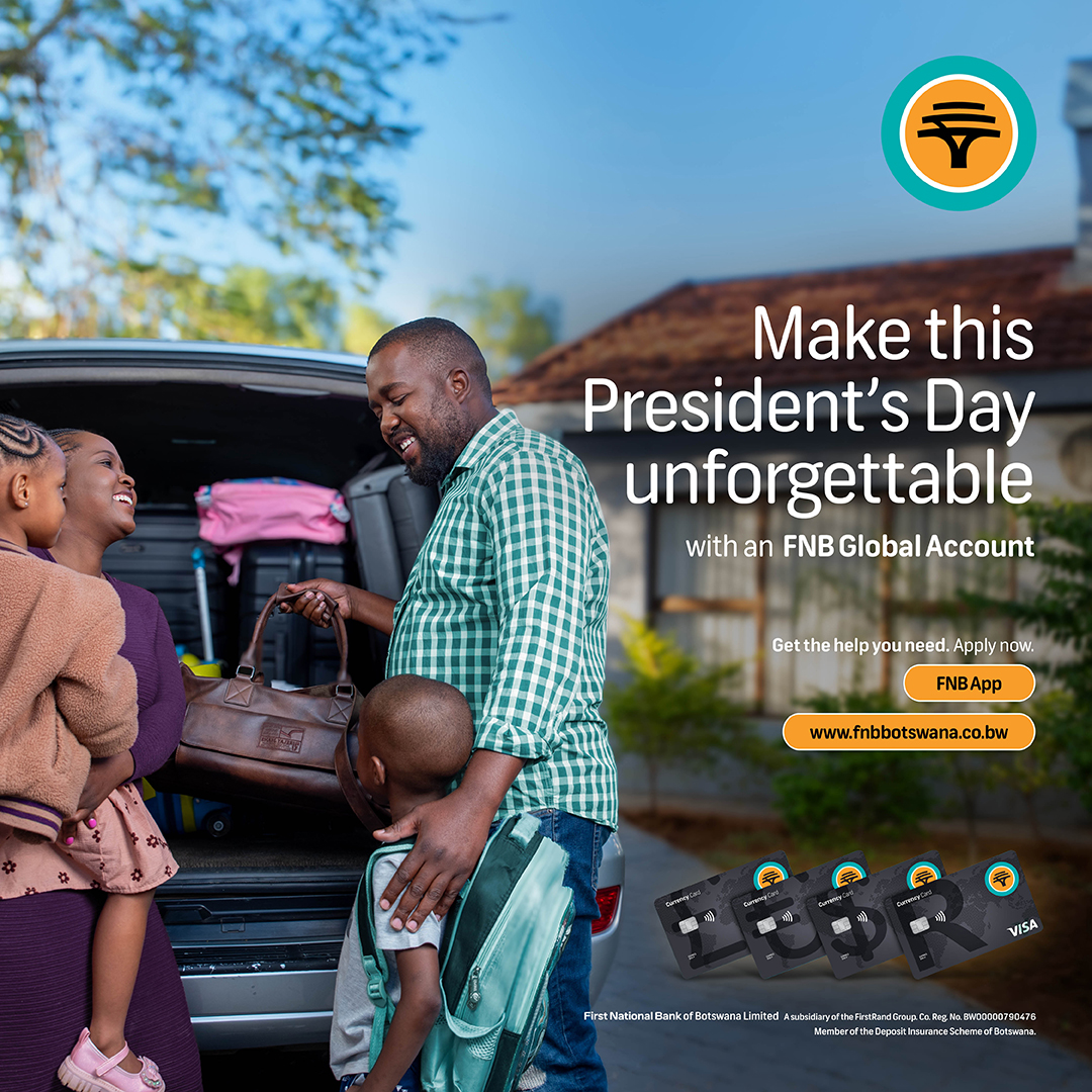 FNB_Botswana's tweet photo. Celebrate the holidays with FNB.
Open an FNB Global Account and get the help you need. Use your FNB Global Account VISA card to swipe for free or withdraw cash internationally, or shop online in multi currencies anywhere in the world.
#FNBGlobalAccount
#LoveFNBB https://t.co/BjRaEBJBXT