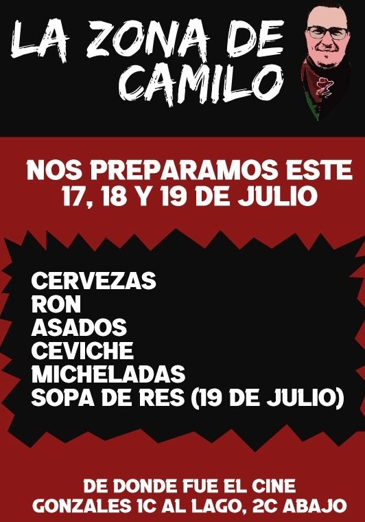 Desde el 17 hasta donde el cuerpo aguante 
Vamos a celebrar nuestra Gloriosa Revolución Sandinista ❤️🖤 

De donde fue el Cine Gonzalez 1 c a lago 2 c abajo contigo a la mala de Correos 

#4519LaPatriaLaRevolucion