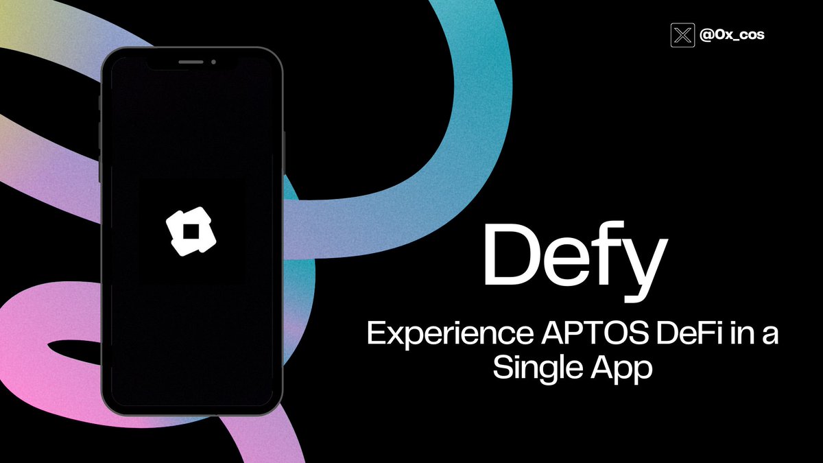 0x_cos's tweet image. 1/ Recently, an IRL friend with minimal DeFi experience asked me about the @Aptos ecosystem after hearing about its superior 'tech' using the Move language.
He wanted to get involved, so I recommended @defyapp_ as the best way to onboard non-natives. 👇
#ScribbleDAO