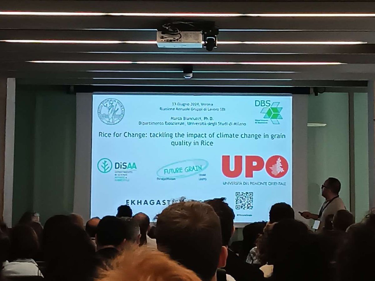 Future Grain (@futuregrain) on Twitter photo Last month, <a href="/FutureGrain/">Future Grain</a> took part in the Annual Meeting of SBI Working Groups 2024. We have been selected as first speaker of symposium section to illustrate FutureGrain project <a href="/BMarco83/">Marco_Biancucci</a>. It was a pleasure for us! <a href="/LaStatale/">Università degli Studi di Milano</a> <a href="/UniAvogadro/">UPO - Università</a> Last month, <a href="/FutureGrain/">Future Grain</a> took part in the Annual Meeting of SBI Working Groups 2024. We have been selected as first speaker of symposium section to illustrate FutureGrain project <a href="/BMarco83/">Marco_Biancucci</a>. It was a pleasure for us! <a href="/LaStatale/">Università degli Studi di Milano</a> <a href="/UniAvogadro/">UPO - Università</a>