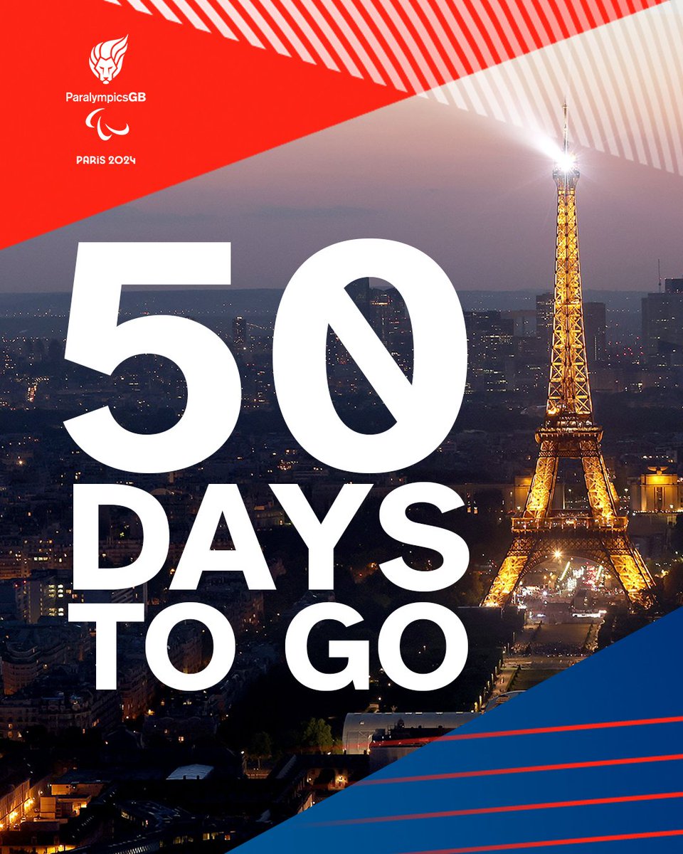 Counting down the days ⌛

#ParalympicsGB #Paris2024🇫🇷