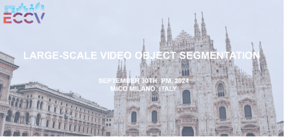 HenghuiDing's tweet photo. #ECCV2024 #LSVOS We are thrilled to introduce the 6th Large-scale Video Object Segmentation (LSVOS) Challenge at #ECCV2024 @eccvconf! 🚀 More challenging tracks and more topics!
All details have been released! Looking forward to participation!
Page: https://t.co/AI8BZDXC90 https://t.co/DnYy9gUs7N
