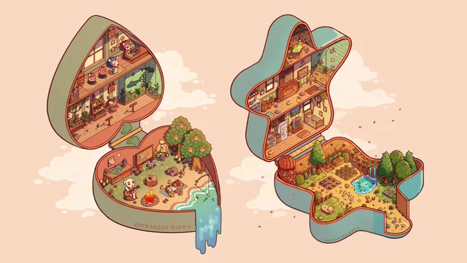 Hey #PortfolioDay I'm Brittnie! And I'm available for work I draw lots of backgrounds, dioramas, characters, mice, and of course Polly Pockets  brittniemarcil@   coming soon! 