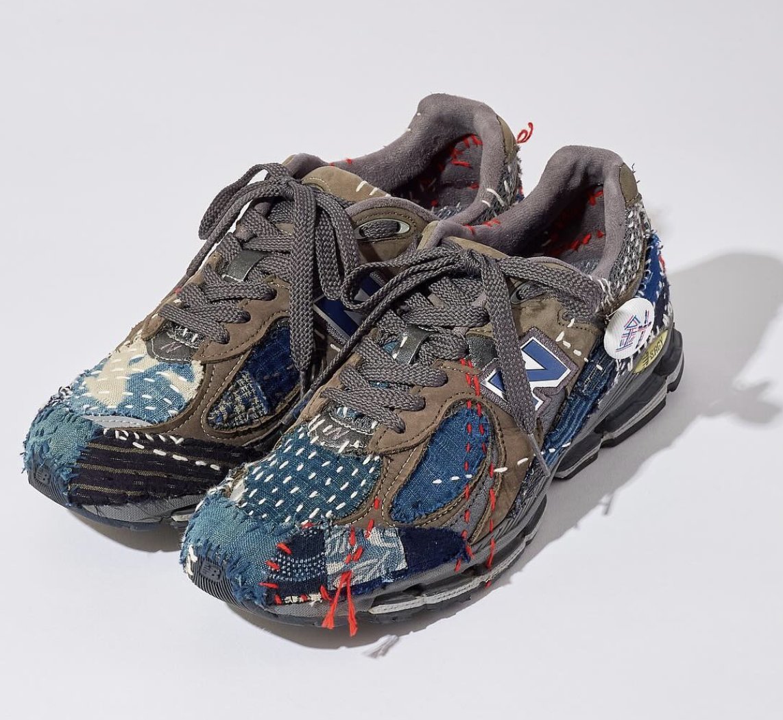 sorrelsalb's tweet photo. just discovered a group of japanese mothers called the "sashiko gals" bringing traditional sashiko stitching to streetwear shoes and i'm so in love https://t.co/kEfMcptkuZ
