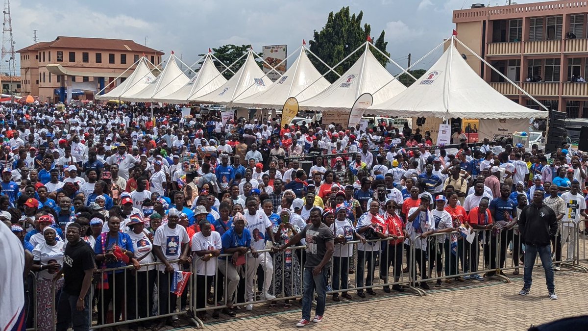 Acheampong_SK's tweet photo. Beautiful atmosphere in Kumasi
The #PerfectPair4Ghana Ticket Grand Unveiling.... @MatthewOPrempeh
#WeAreNPP
#ItsPossible
#ItsPossibleTogether https://t.co/kwO7oGX0Xm