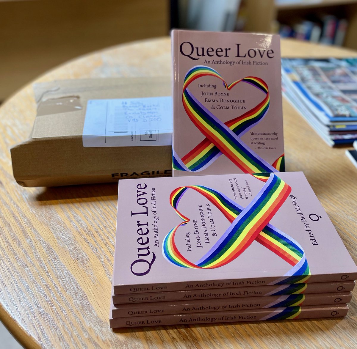 Munster Literature Centre (@munlitcentre) on Twitter photo Pride is never just for a month, it is all year round. Our lovely Queer Love Anthology of Irish Fiction is headed off to <a href="/Banner_Books/">Banner Books, Ennistymon & Kilrush</a> in Ennistymon today! It is also available to purchase on our website at this link. 🌈❤️
munsterlit.ie/bookshop/queer… Pride is never just for a month, it is all year round. Our lovely Queer Love Anthology of Irish Fiction is headed off to <a href="/Banner_Books/">Banner Books, Ennistymon & Kilrush</a> in Ennistymon today! It is also available to purchase on our website at this link. 🌈❤️
munsterlit.ie/bookshop/queer…