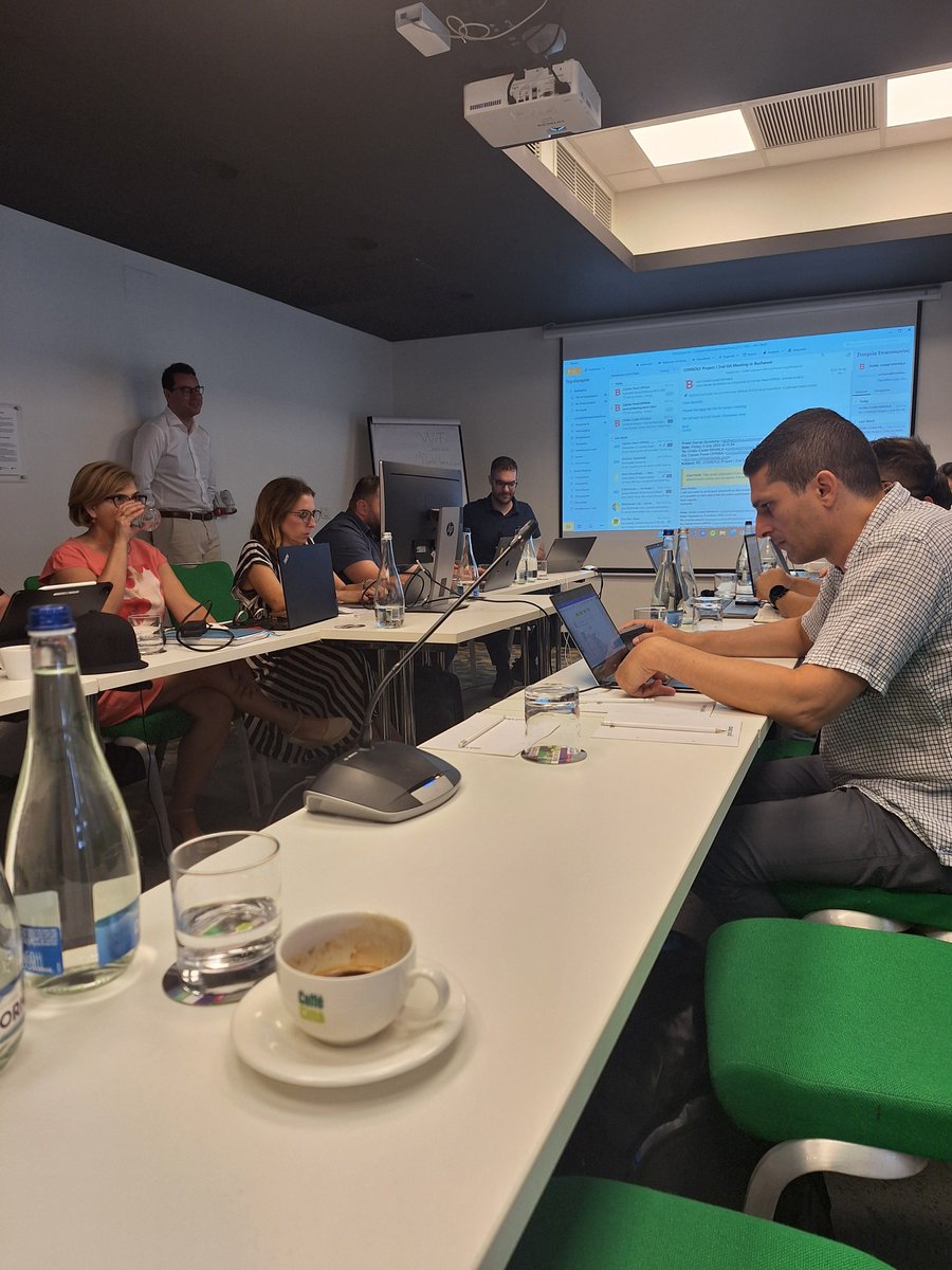 AegisITResearch's tweet photo. Excited to be leading the WP2 discussions at the CONSOLE 2nd GA Meeting in Bucharest today! 🗣️ Presenting the status, addressing open issues for deliverables, and contributing to technical discussions. 
#AEGIS #CONSOLE https://t.co/B6w6c9yGsS