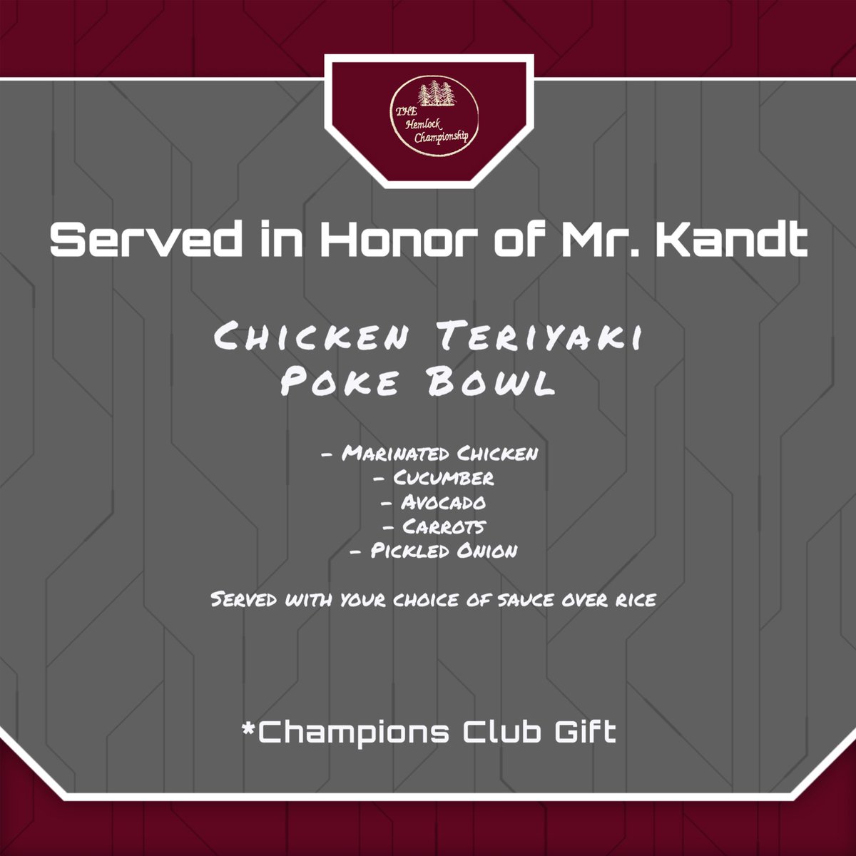 HemlockThe's tweet photo. Champions Dinner  #THC24 https://t.co/fa2SkcMavi