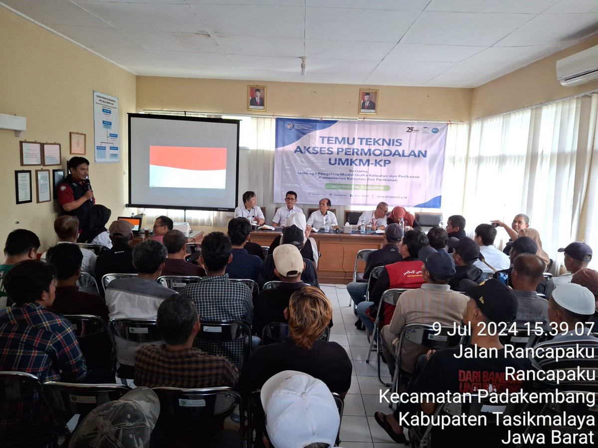 liambarwati's tweet photo. Selasa (09/07/24). Lia, luhkan Tasik, Temu Teknis Akses Permodalan UMKM-KP bersama LPMUKP @blulpmukp @sunarmaID
#luhlapor #luhkantasik #giatluhkansatminkalbogor
#aktivitas @bppsdm_kp  @pusluh_bppsdm
@bppsdm_puslatkp  @brpbatpp_bogor  @saktitrenggono @kkpgoid https://t.co/5d2XAw4azX