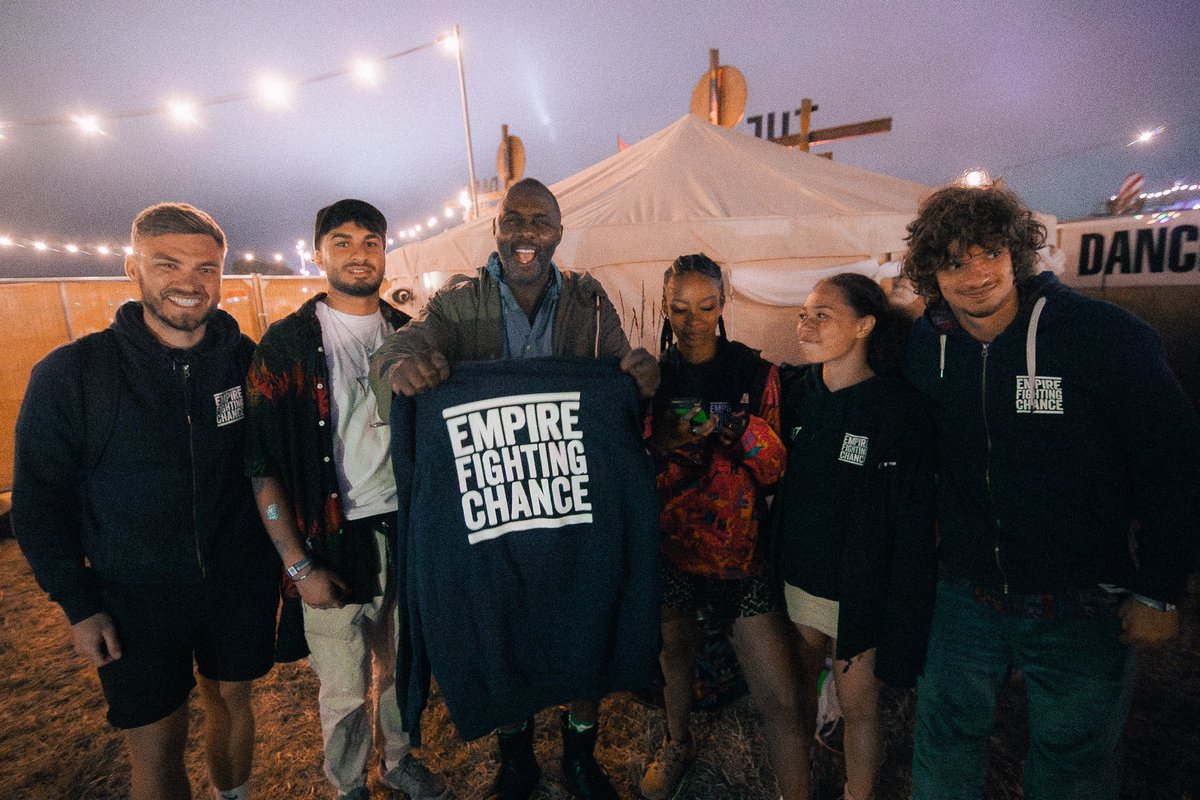 We met <a href="/idriselba/">Idris Elba</a> 🥳

Great to bump into him <a href="/glastonbury/">Glastonbury Festival</a> with our staff and young volunteers. 

We fully support his campaign to tackle youth violence called ‘Don’t Stop Your Future’ 🤝
