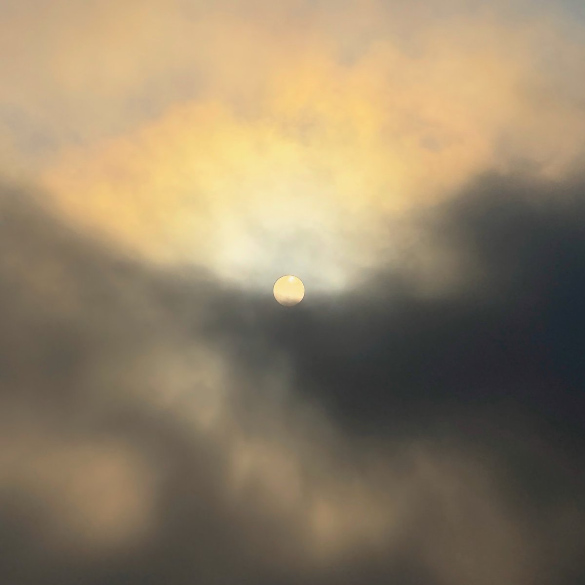 mchesner's tweet photo. Morning sun hidden behind hazy, hot, and humid clouds. Still a golden nugget in the sky.
#Sunrise #Dawn #Dusk #HazyHotHumid #TrumbullCT #CTWeather https://t.co/hu91Tdz6lR